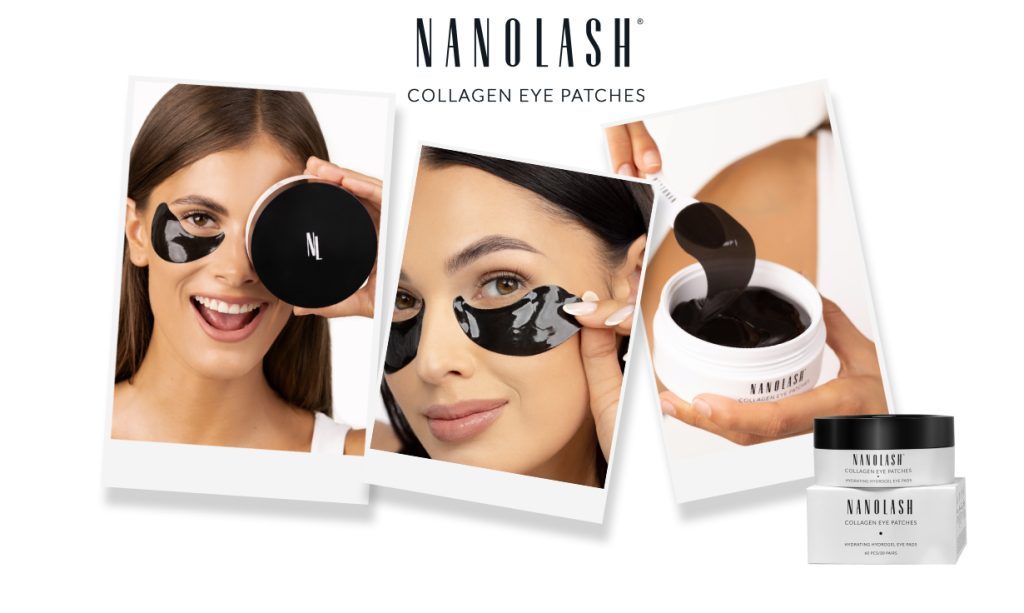 Kollagen ögonmasker nanolash